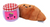 Pet Zone Brunch Buddies Plush Squeaky Small Dog Toys 2 pk