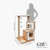 Vesper Double Den Walnut Cat Furniture Tower