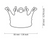 Myfamily Enamel Crown Personalized Dog ID Tag