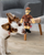 Kikkerland Wuf Squeaky Plush Dog Toy 