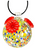 Songbird Essentials Rainbow Swirl Glass Hummingbird Feeder