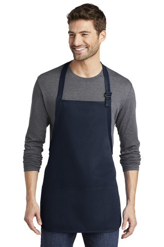 Port Authority® Medium-Length Apron with Pouch Pockets