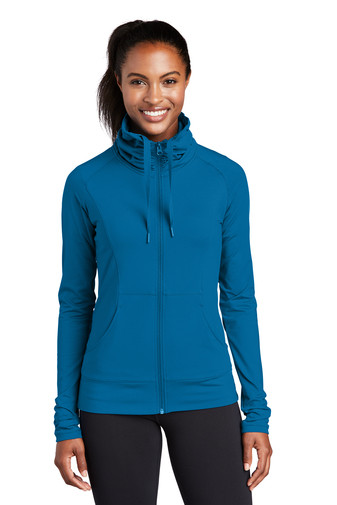 Sport-Tek® Ladies Sport-Wick® Stretch Full-Zip Jacket
