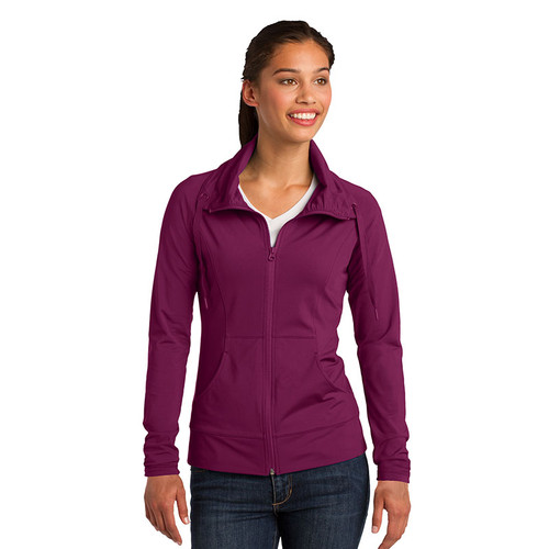Sport-Tek® Ladies Sport-Wick® Stretch Full-Zip Jacket