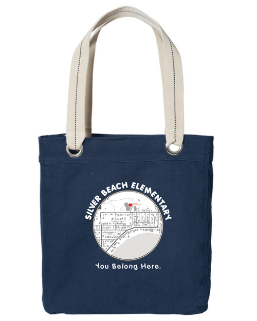 Silver Beach Fan Wear: Tote Bag '26