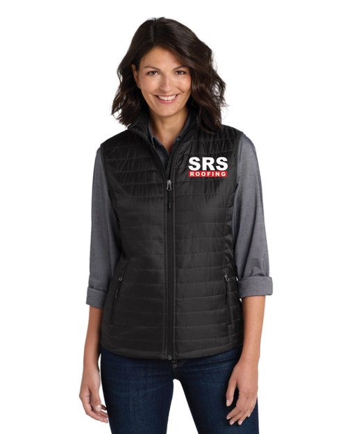 SRS Roofing: Women's Packable Puffy Vest