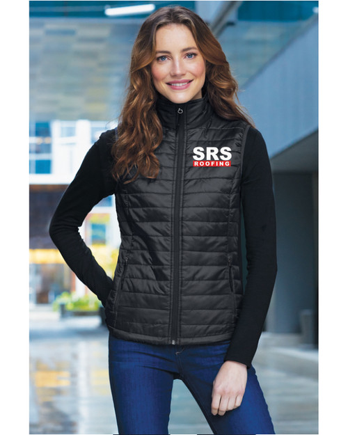 SRS Roofing: Women's Packable Puffy Vest