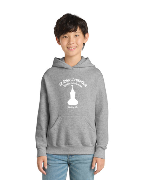 St. John Chrysostom: Hoodies (White Print)