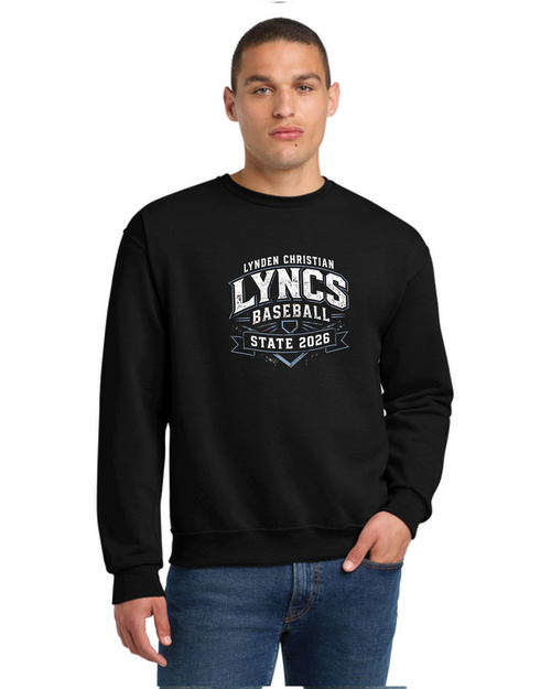 LC Baseball State 2026 Crewneck Sweatshirt