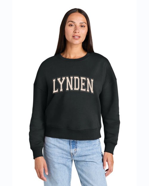 LHS Football 2026 Women's crewnecks: Banner Logo