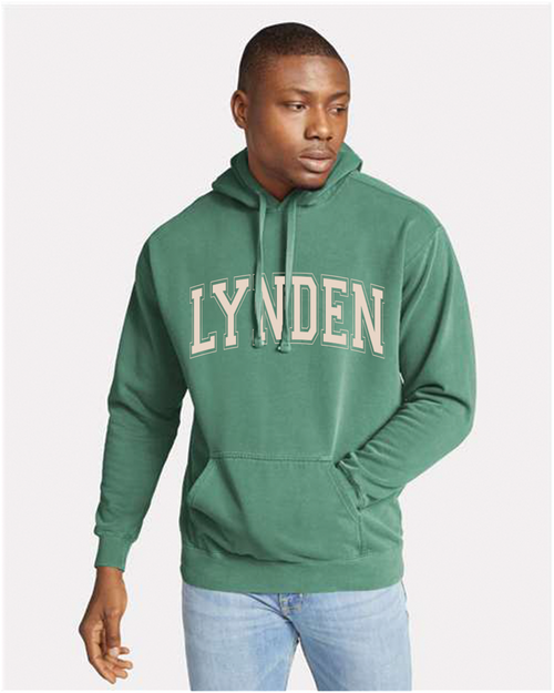 LHS Football 2026 Comfort Colors Hoodie: Banner Logo