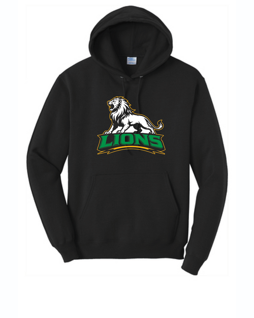 LHS Football 2026 Cotton Hoodie: Full Color Logo