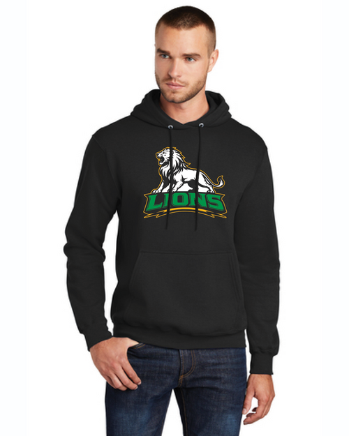 LHS Football 2026 Cotton Hoodie: Full Color Logo