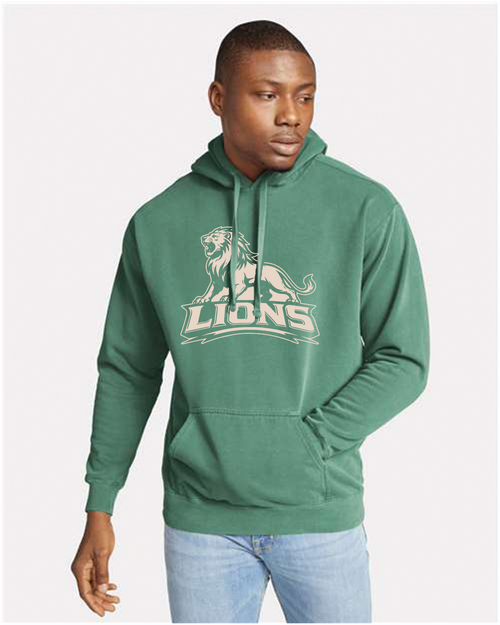 LHS Football 2026 Comfort Colors Hoodie: Lions Logo