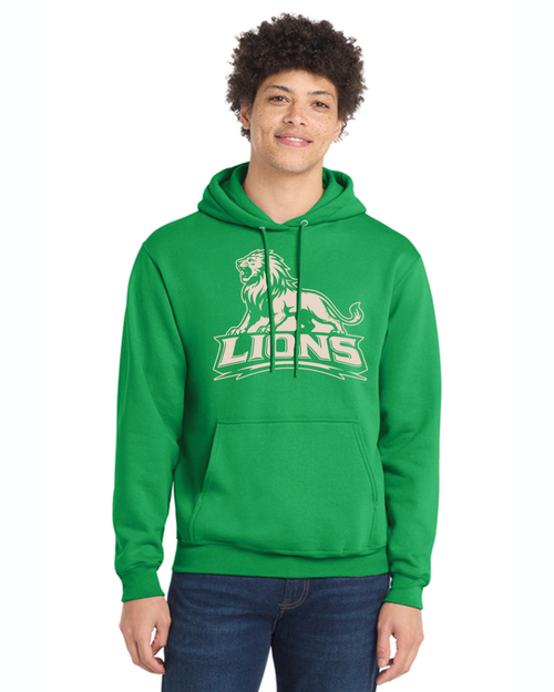 LHS Football 2026 Cotton Hoodie: Lions Logo