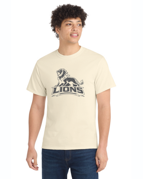 LHS Football 2026 Cotton Tee: Lions Logo