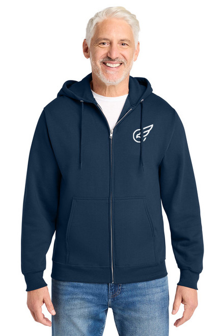 BCS Full-Zip Hoodie (White Logo)
