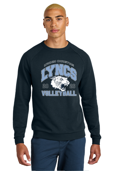 LC Volleyball 2026: District Crewneck Sweatshirt (Logo 3)