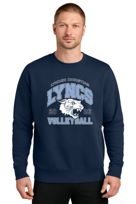 LC Volleyball 2026: Nike Crewneck Sweatshirt (Logo 3)