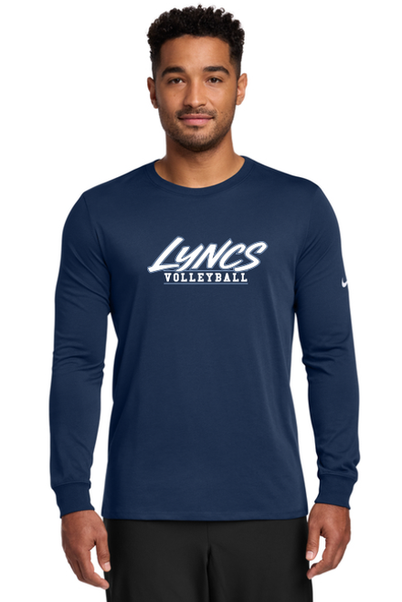 LC Volleyball 2026: Nike Long Sleeve Shirt (Logo 1)