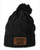 LHS Football 2026 Leather Patch Chunky Knit Beanies