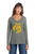 Lynden Lions Spirit Wear: Womens V-Neck Long Sleeve shirt