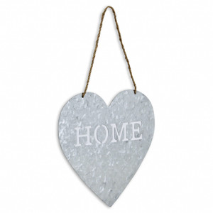 Home Gray Galvanized Cut Out Metal Wall Decor N270-379865