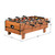 4-in-1 Combo Game Table Set Foosball Table with Billiards and Hockey - Color: Brown D681-TY580385