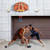 Indoor Outdoor Basketball Games with Large Shatter-proof Backboard - Color: Red D681-SP37874