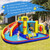 7-in-1 Inflatable Water Slide Bounce Castle with Splash Pool and Climbing Wall without Blower - Col D681-NP10358