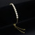3W1665 - Gold Brass Bracelet with AAA Grade CZ in Clear A874-3w1665