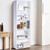 Modern 5-Tier Bookcase Storage Shelf in White Wood Finish Q280-CWMDBCN18140421
