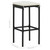  Bar Set Black PE rattan Standard Bar Set Rectangular A949-313473