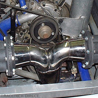 TVR004 Exhaust Y Piece 8 Bolt Fitting No Cats TVR Griff/Chim Pre Serp TVR004 Exhaust Y Piece 8 Bolt Fitting No Cats TVR Griff/Chim Pre Serp