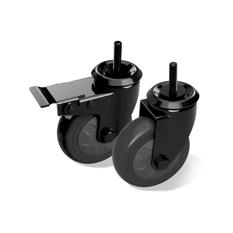 Big Green Egg Caster Kit - (4 in/10 cm) 1 locking 1 non-locking