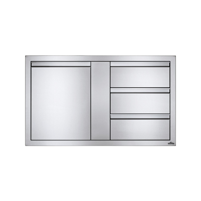 Napoleon Single Door & Triple Drawer Combo - Thumbnail 2