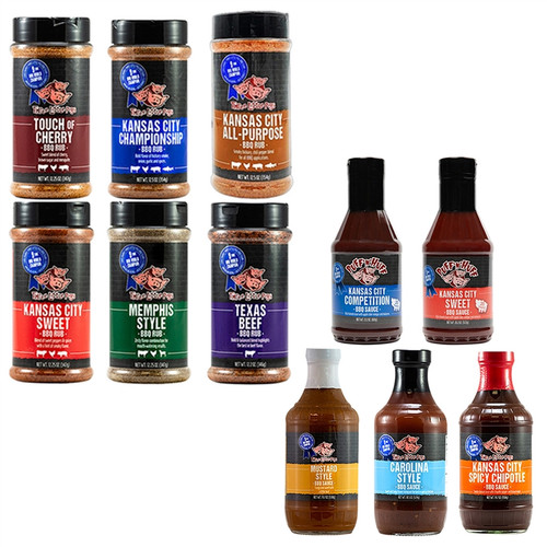 Three Little Pigs BBQ Sauce and Rubs Bundle