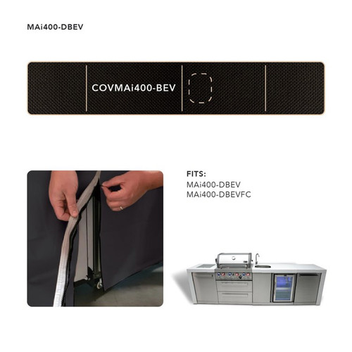 Mont Alpi 400 Island Grill Cover with Beverage Center