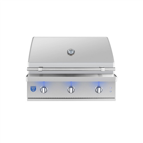 American Made Grills Atlas 36" Built-In Gas Grill with Briquettes