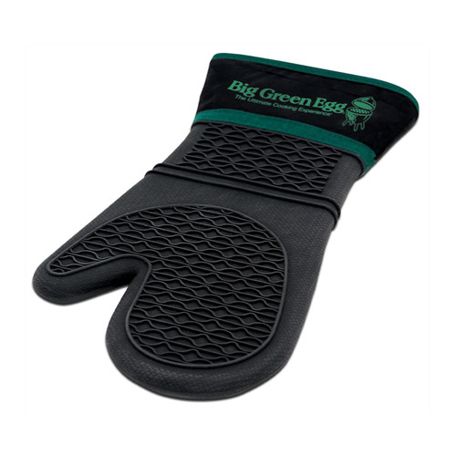 Big Green Egg Heat-Resistant Silicone Mitt w/Fabric Cuff