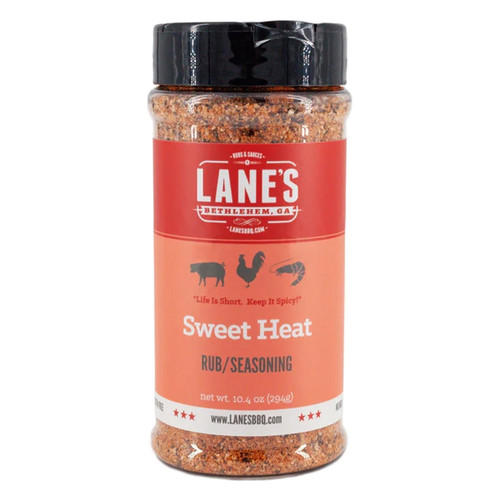 Lane's BBQ Sweet Heat Rub, Pitmaster - 10.4 oz