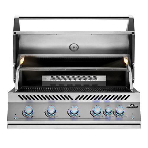 Napoleon Built-In 700 Series 38" Gas Grill with Infrared Rear Burner, Rotisserie Kit & Interior Lights