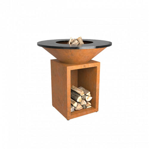 OFYR Classic Storage Corten 100 Outdoor Wood-Burning Cooking Unit