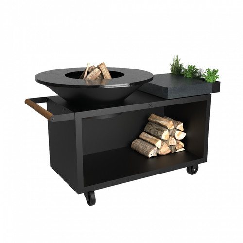 OFYR Island Black 100 PRO Ceramic Dark Grey Outdoor Kitchen