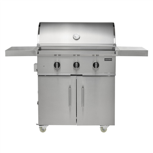 Coyote 34" Gen 3 C-Series 3 Burner Gas Grill on Cart