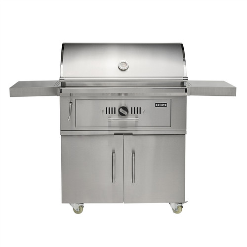 Coyote 36" Gen 3 Charcoal Grill on Cart