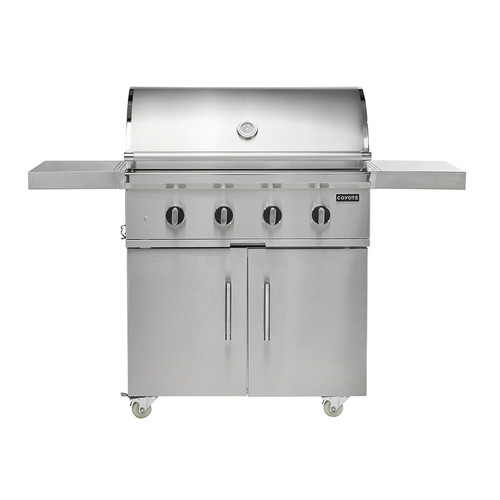 Coyote 36" CL-Series 4 Burner Gas Grill on Cart, Infinity Burners