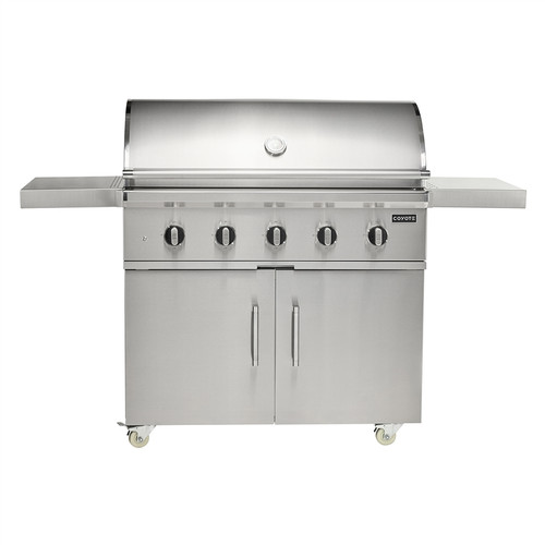 Coyote 42" CL-Series 5 Burner Gas Grill on Cart, Infinity Burners