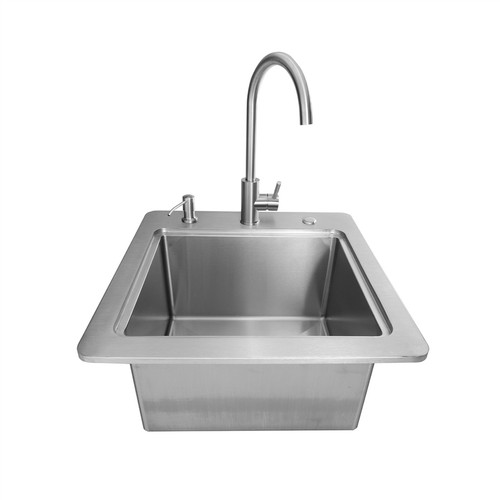 Coyote 21" Outdoor Sink with Faucet