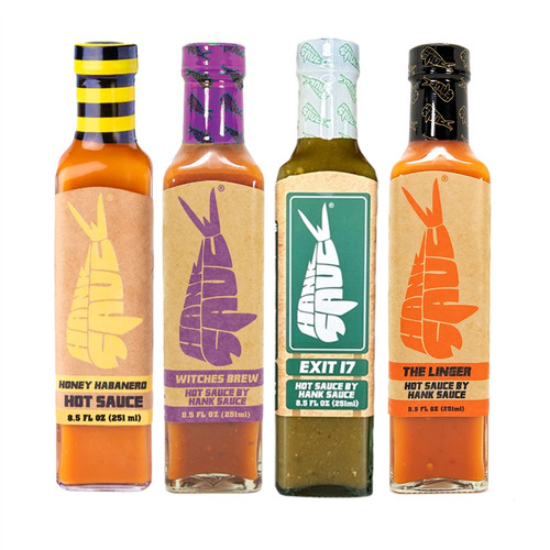 Hank Sauce Specialty Hot Sauce Bundle